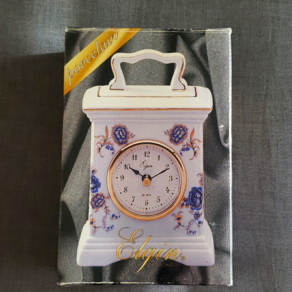 Elgin Porcelain Clock
